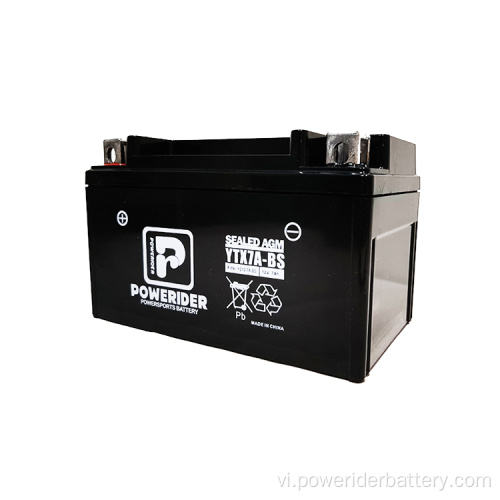 12V 6AH YTX7A-BS MF Acid-Acid Motorcy Starter Pinter